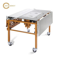 Scie à panneaux portative de précision pour le travail du bois avec table coulissante et routeur à vendre