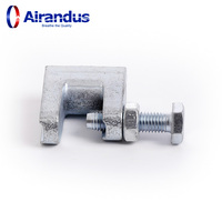 Abrazadera Universal para Vigas, Soporte Galvanizado, Abrazadera Tipo Tigre, Seguridad en Operaciones de Tuberías Rectangulares