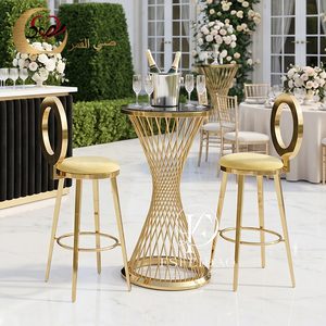 Modern Stainless Steel Bar <b>Table</b> for Wedding <b>Party</b> Home Bar & Hotel Use-Commercial Furniture - Product Image 6