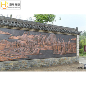 Escultura JAHUA, Relieve de Bronce Fundido, Rectangular, Arte Tradicional, Mural para Exhibición en Museo - Product Image 3