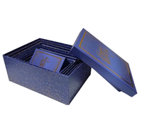 Coffrets cadeaux de Noël et de la Saint-Valentin écologiques, réutilisables, en matériaux recyclés, portables, de différentes tailles, 10 pièces, boîte rigide