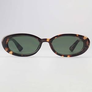 2025 Logotipo personalizado UV400 Gafas de Sol para mujer Lentes de vidrio de PC de alta calidad Marco naranja vintage Nuevo Naranja Negro Colores Marrón ovalado - Product Image 1