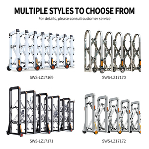 Barricata di controllo della folla dell'aeroporto della barriera di sicurezza espandibile manuale di Shouweishen all'aperto della carreggiata - Product Image 3