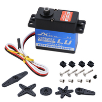 JX DC5821LV 21.8KG 6.0V Servo numérique entièrement étanche IP67 en métal et plastique de haute qualité pour voiture RC, bateau, drone, robot, avion RC, pièce de jouet