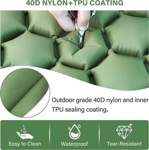 <span class=keywords><strong>Matelas</strong></span> gonflable individuel 2026 avec oreiller intégré pour tente – Tapis de couchage auto-gonflant pour camping - Product Image 3