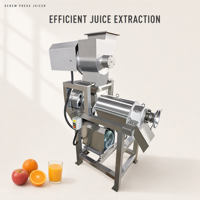 Hoge sapopbrengst, hoge productiviteit, motorische spiraalpers, automatische sapcentrifuge voor peer, kool, kokosnoot, suikerriet