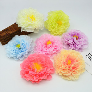 Fleurs artificielles de pivoine Dongchen Crafts, 20 cm, en soie, décoratives pour mariage, maison, accessoires de danse, coiffes, accessoires floraux - Product Image 1