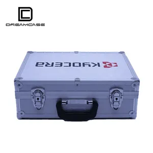 DreamCase New Product Aluminum Case Wheel Slid Drawers With Tool Panel TC106