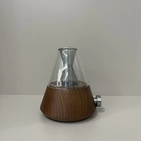 Diffuseur d'aromathérapie électrique professionnel de 40ml Diffuseur de parfum sans eau d'installation de bureau pour une utilisation en hôtel Matériau en bois et verre