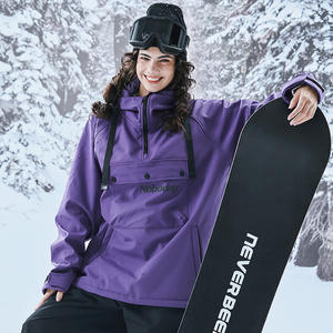 Nobaday violet coque souple planche unique combinaison de Ski pour hommes femmes Couples chaud <span class=keywords><strong>veste</strong></span> imperméable sweat pour la plongée en plein air - Product Image 1