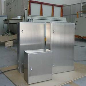 OEM ODM Suministros de equipos eléctricos Caja de conexiones resistente a la intemperie gris claro Carcasa Fabricación de chapa metálica - Product Image 1