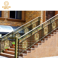 Balustrade Moderne en Aluminium, à Monter Soi-même, pour Extérieur et Intérieur, Garde-Corps Métallique Vissé pour Balcon, Escalier et Terrasse