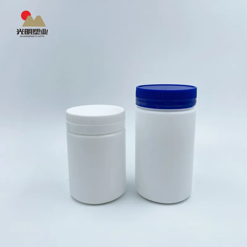 Sıcak tavsiye HDPE 100ml/160ml yuvarlak şişe plastik hap tablet vitamin şişe