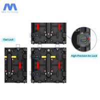 Layar LED Sewa Dalam Ruangan Warna Penuh Kecerahan Tinggi Refresh Rate Tinggi Modul 500x500mm