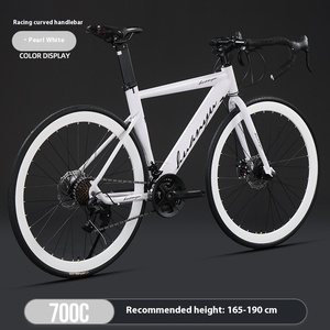 Vélo <span class=keywords><strong>de</strong></span> <span class=keywords><strong>Route</strong></span> Super Léger pour Adultes avec Fourche en Acier et Pédales en Aluminium pour Hommes et Femmes - Product Image 3