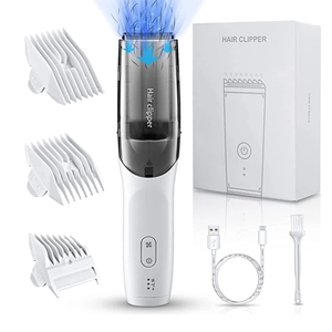 Electric Body Hair Trimmer for Men with Vacuum Replaceable Ceramic Blade <b>Heads</b> Groin Hair Trimmer for Skin Safety Male <b>Razor</b> - Product Image 1