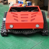 Tondeuse à gazon robotisée à moteur essence, démarrage électrique, 2 temps, industrielle, qualité DIY, autopropulsée pour usage domestique