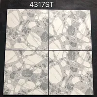 Carreaux rustiques Matt 40 x 40, effet ciment neutre, antidérapants, effet béton, gris ciment, céramique, porcelaine, carrelage de sol