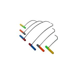 Fynora Edition 6 pièces en acier à double courbure pour les outils PDR Tige ronde de réparation de bosses sans peinture pour la réparation de carrosserie Gauche Droite Modifier - Product Image 5