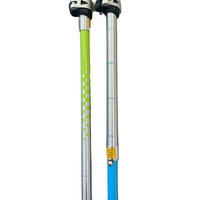 RTS Personnalisé Trekking Équipement Aluminium 7075 Bâtons de Marche Poignée Bâtons de Trekking Bâton de Randonnée 5-section Liège Droit