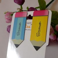 Marque-page magnétique en papier personnalisé avec impression couleur pour la lecture et les cadeaux publicitaires