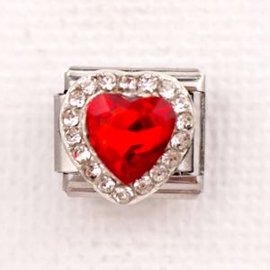 Pulsera y Collar de la Serie Amor con Circones Estilo Italiano DIY, Accesorios Transfronterizos, Material Principal Acero Inoxidable con Forma de Corazón y Concha - Product Image 3