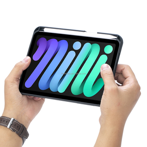 Nouveau pour <span class=keywords><strong>iPad</strong></span> Mini 6 : Étui Clavier Magique Rétroéclairé avec Pavé Tactile Sans Fil Ultra Fin USB-C LED RGB, Support pour <span class=keywords><strong>Apple</strong></span> Pencil, Étanche et Dragonne de Poignet - Product Image 4