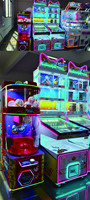 Distributeur automatique d'œufs surprise étoilés, distributeur de capsules de jouets à monnayeur pour centres familiaux