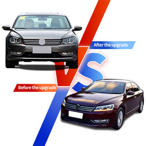 Shiyu nouveau 12V LED assemblage <span class=keywords><strong>de</strong></span> phare modifié haut <span class=keywords><strong>de</strong></span> gamme 11-18 <span class=keywords><strong>feux</strong></span> <span class=keywords><strong>de</strong></span> <span class=keywords><strong>jour</strong></span> 12 lumières au xénon 17 lumières fluides pour <span class=keywords><strong>Passat</strong></span> - Product Image 4