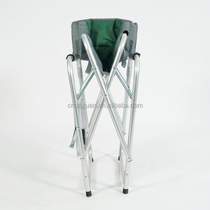 كرسي مخرج قابل للطي من الفولاذ/الألومنيوم مع طاولة شاي وحقيبة جانبية، كرسي مخرج مرتفع قابل للطي - Product Image 5