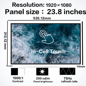 Premium 23.8 Inch FHD LM238WF5-SSG1 SSA2 SSE5 SSG2 Touch LCD Screen for All-in-One Laptop - Product Image 2