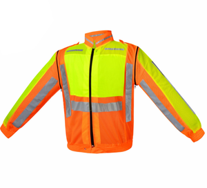 2022 Hot Sale <span class=keywords><strong>Minner</strong></span> Sicherheits uniform PSA Hi Vis Gelb Orange Mesh Reflektierende Jacke für Frauen Männer - Product Image 2