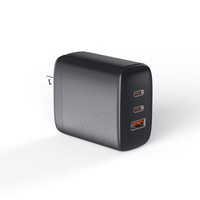 Chargeur mural PD Gan pour téléphone portable, charge rapide, matériau ignifuge, compatible avec les normes américaines, européennes et britanniques, type C, chargeur rapide 67W