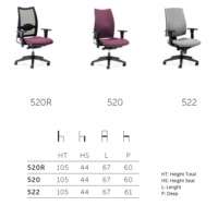 Qualité garantie Made In Italy Chaises de bureau ergonomiques durables et durables pour la vente en gros