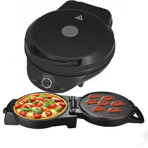 Machine à pizza commerciale électrique de 10 pouces de comptoir antiadhésif à cuisson rapide avec four <span class=keywords><strong>en</strong></span> <span class=keywords><strong>pierre</strong></span> professionnel à contrôle de température - Product Image 2