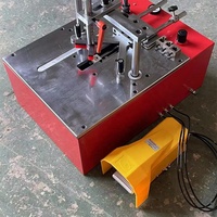 Machine de cadre photo pneumatique de bureau moins chère UNI Type V Machine de cadre photo d'assemblage de cadre d'ongle