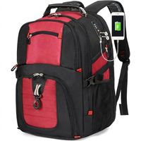 Sac à dos de voyage pour ordinateur portable 50L avec logo personnalisé, serrure à combinaison, sac à dos pour étudiants, sac de travail approuvé par les compagnies aériennes