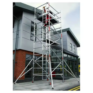 Bộ tháp giàn giáo di động 3 mét 10M nhôm tháp giàn giáo di động để bán - Product Image 1