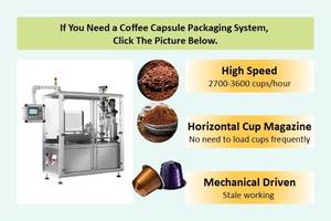 Máquina empacadora de cápsulas de café Nespresso con forma personalizada automática de tipo rotativo, llenado y sellado - Product Image 3