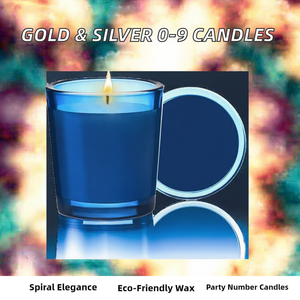 Venta al por Mayor de Velas Digitales de Cera de Soya Doradas y Plateadas del 0 al 9, Ecológicas, Hechas a Mano, para Decoración de Pasteles de Cumpleaños, Promoción para Fiestas - Product Image 2