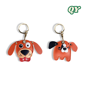 QY Creative Leather Bulldog Keychain Cute Cartoon Dog Bag Charm Funny <b>Car</b> <b>Key</b> <b>Ring</b> Gift for Pet Lovers - Product Image 5