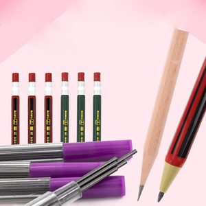 Bút Chì lục giác với độ cứng HB tẩy đỏ và đen để học phác thảo và vẽ - Product Image 3