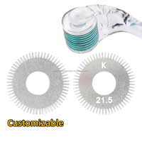 Accessoires d'aiguille de beauté ZGTS photo etchingTitanium Microneedles Derma Roller pour le soin de la barbe et des cheveux