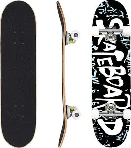 Skateboard gỗ ABEC-7/9/11 mang 7 lớp Đông Bắc Maple Skateboard cho cậu bé cô gái