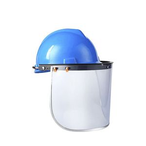Protector Facial Estilo Casco Ottel, Visera Transparente de 2 mm, Protección Contra Salpicaduras, con Casco de Seguridad - Product Image 1