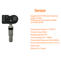 Système d'alarme de pression des pneus de voiture universel à énergie solaire avec capteurs numériques TPMS externes, modèle 3V D0067, garantie 1 an, 120 PSI