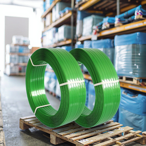 12-19mm Wide Green PET Durable Manual <strong>Logistics</strong> Transportation Bundling Packaging Tape <strong>Logistics</strong> and Shipping <strong>Coordinators</strong> - Product Image 1