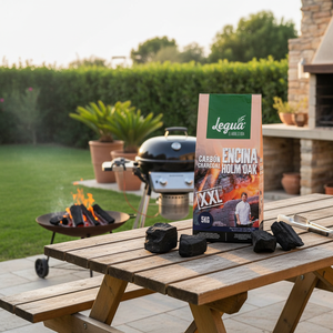 LEGUA Long Lasting Natural Black Charcoal Lump Spanish Export 5Kg Bag for <b>BBQ</b> with 5% Ash Content and 4978J Calory - Product Image 3