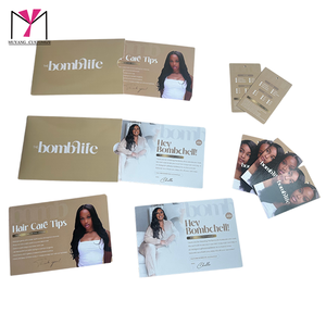 Tarjetas de Agradecimiento con Logotipo Personalizado MUYANG, Juego de Tarjetas con Consejos para el Cuidado del Cabello para Etiquetas de Ropa - Product Image 5