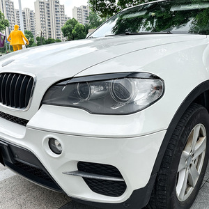 BMW X5 E70 Headlight Brow Sticker Carbon Fiber Texture Adhesive Body Decal 2008-2013 Exterior Modification - Product Image 2